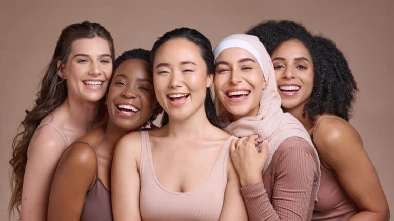 diverse women together